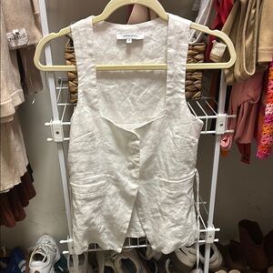 Moda Women's White Vest Top